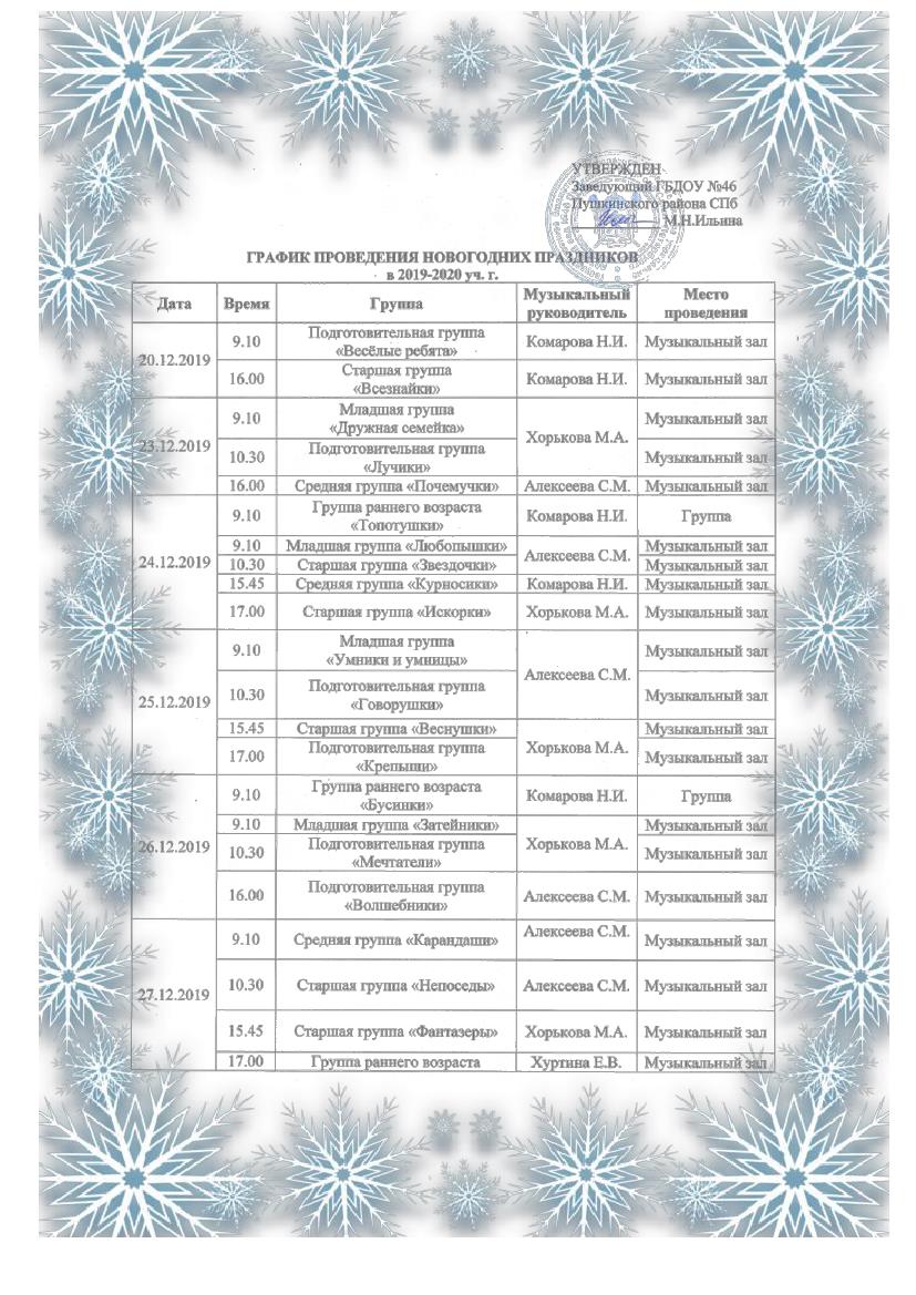 grafik provedeniya novogodnikh prazdnikov 19 20